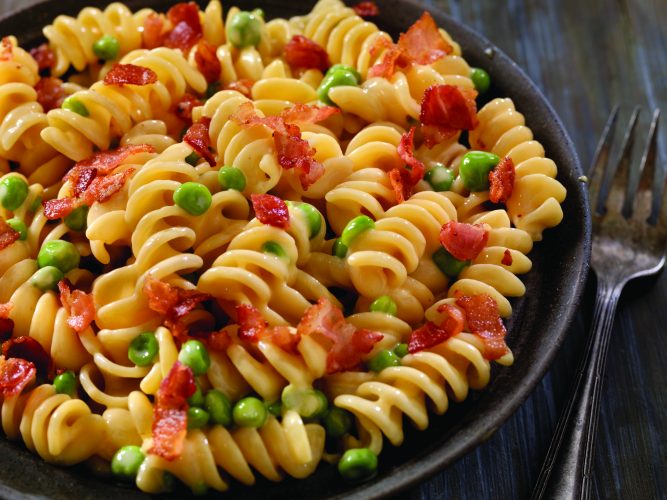 Carbonara Rotini and Cheese Recipe